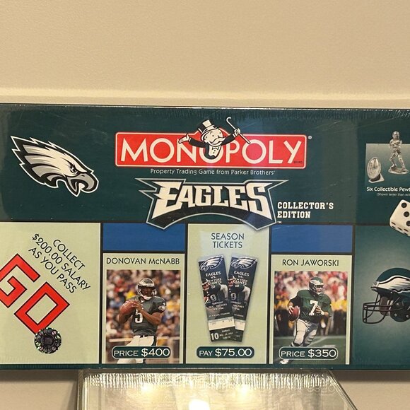NEW NFL Philadelphia EAGLES Collector's Edition Monopoly Board Game - Sealed - Picture 2 of 7